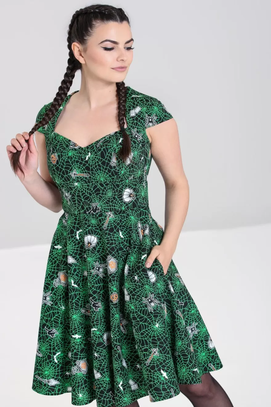 Best Sale Hell Bunny Popsoda Black / Green