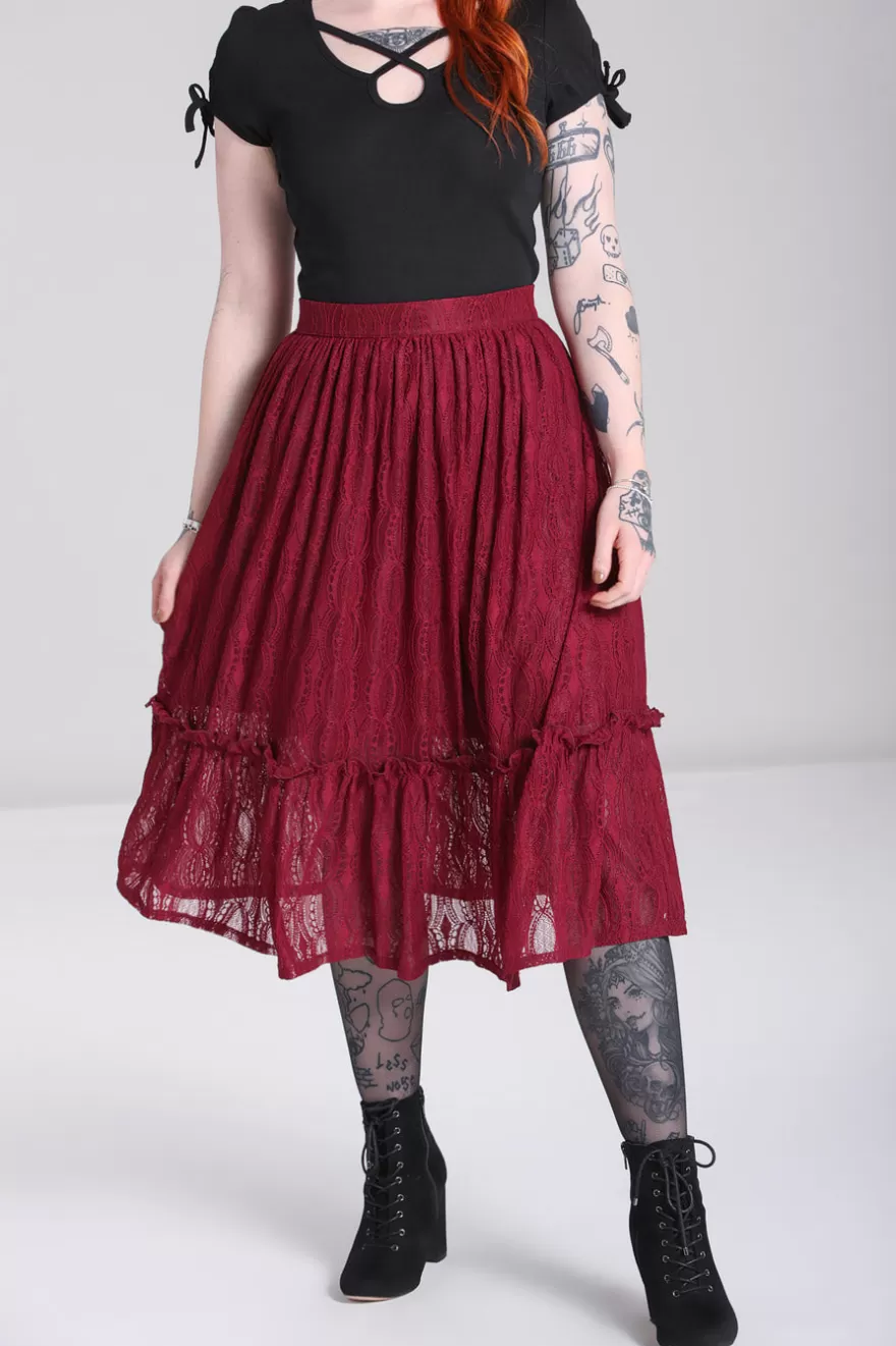 Discount Hell Bunny Popsoda Burgundy