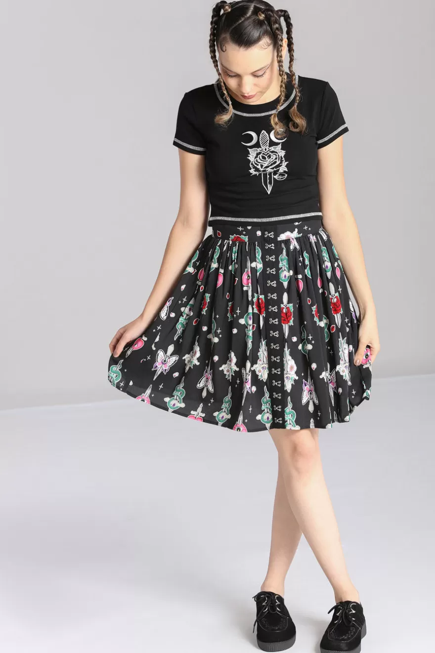 Online Hell Bunny Popsoda Black