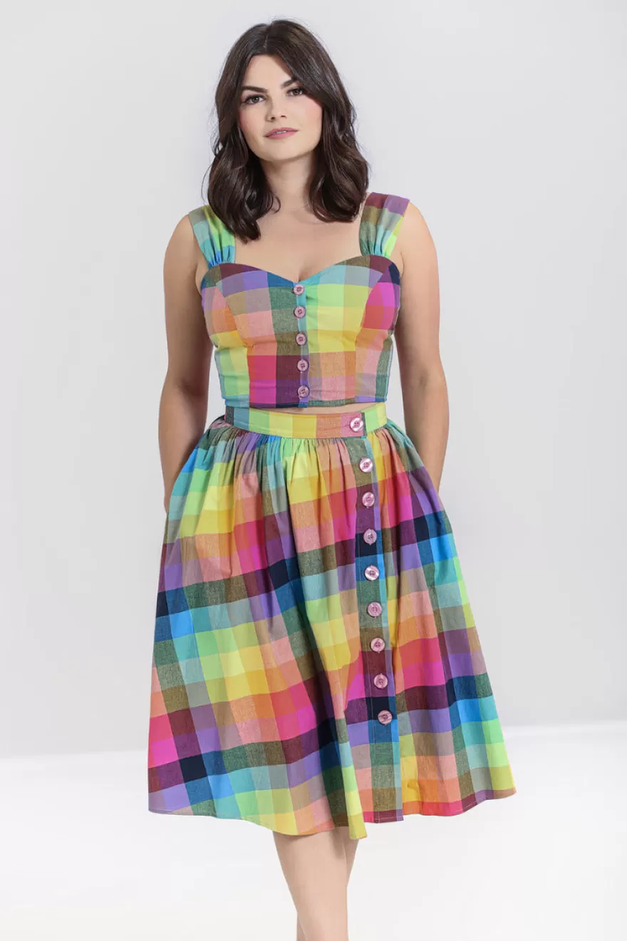 Online Hell Bunny Popsoda Multi Colour