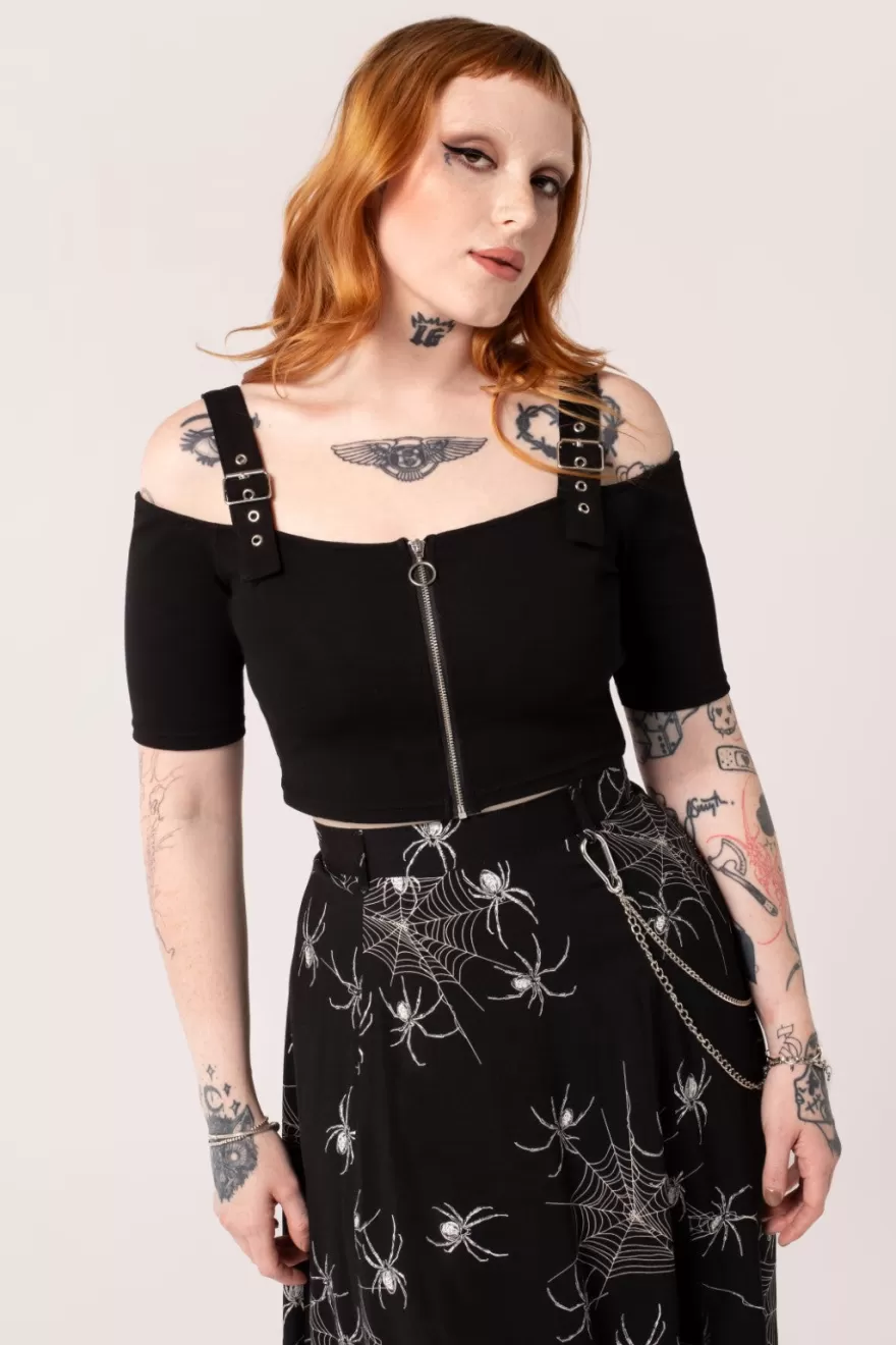 Online Hell Bunny Popsoda Black