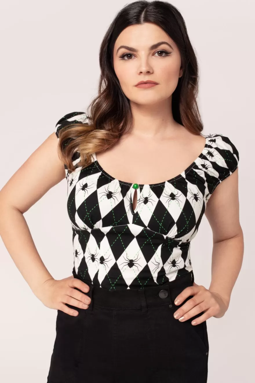 Best Sale Hell Bunny Popsoda Black/White