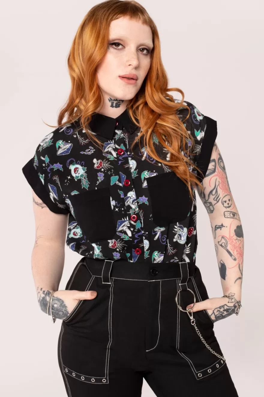 Shop Hell Bunny Popsoda Black