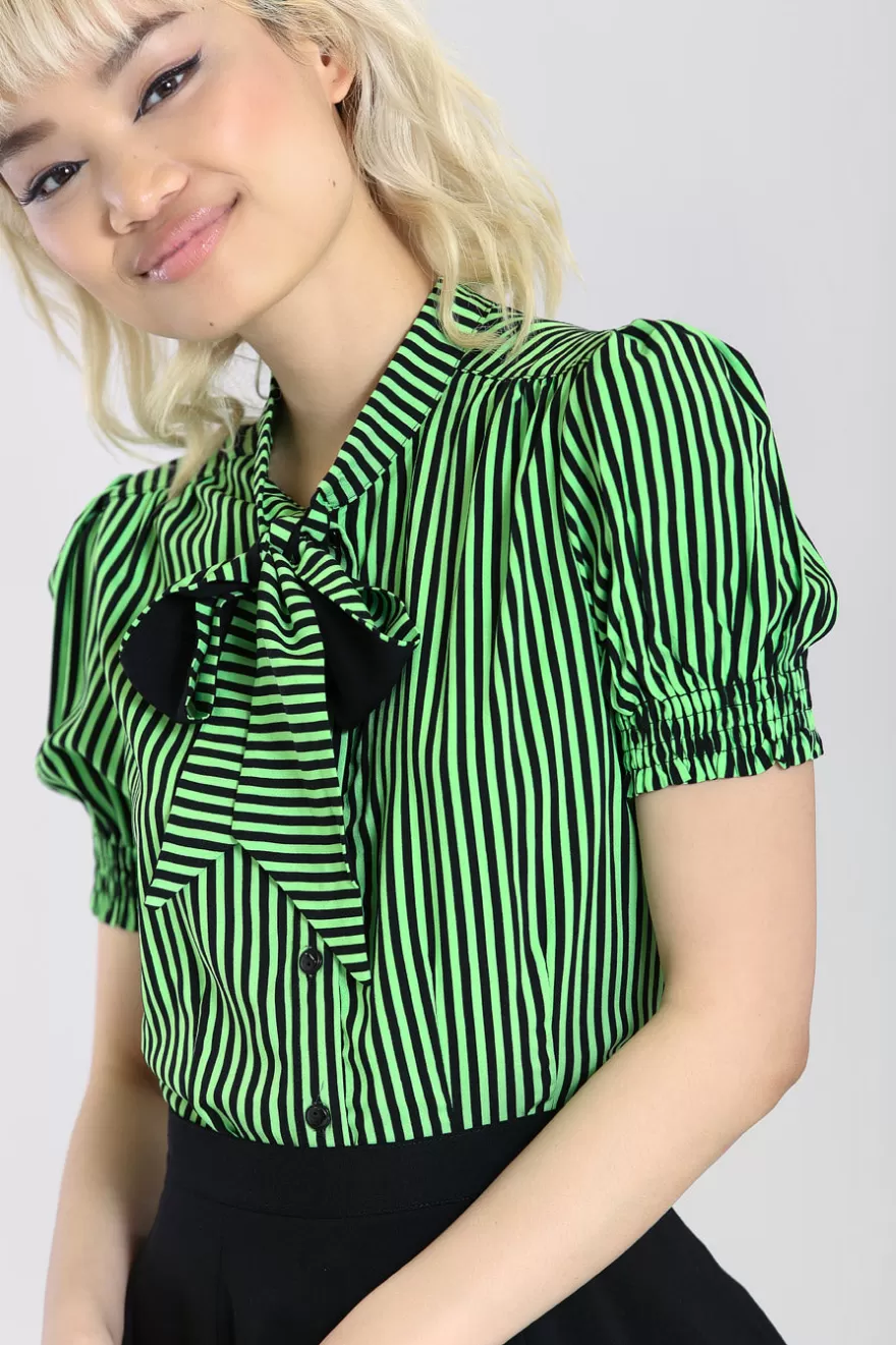 New Hell Bunny Popsoda Black / Green