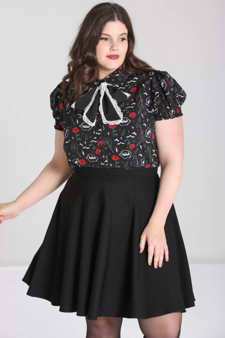 Online Hell Bunny Popsoda Black