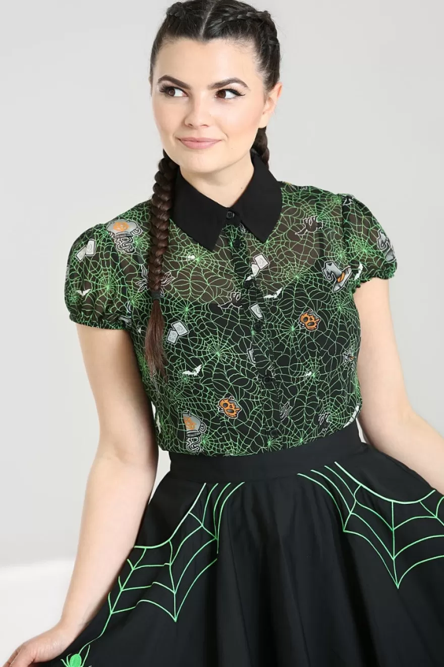Shop Hell Bunny Popsoda Black / Green