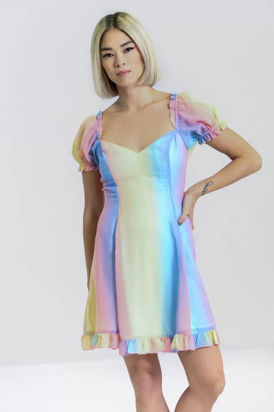 Online Hell Bunny Popsoda Multi Colour
