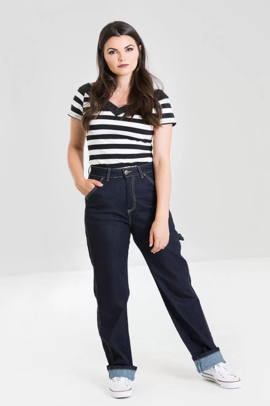 Sale Hell Bunny Popsoda Navy