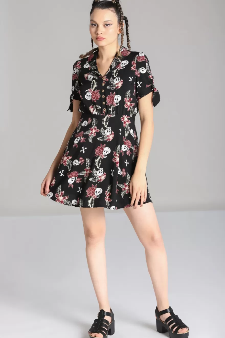 Cheap Hell Bunny Popsoda Black/Red