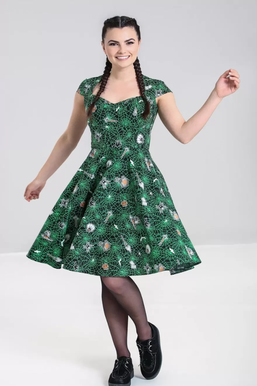 Best Sale Hell Bunny Popsoda Black / Green