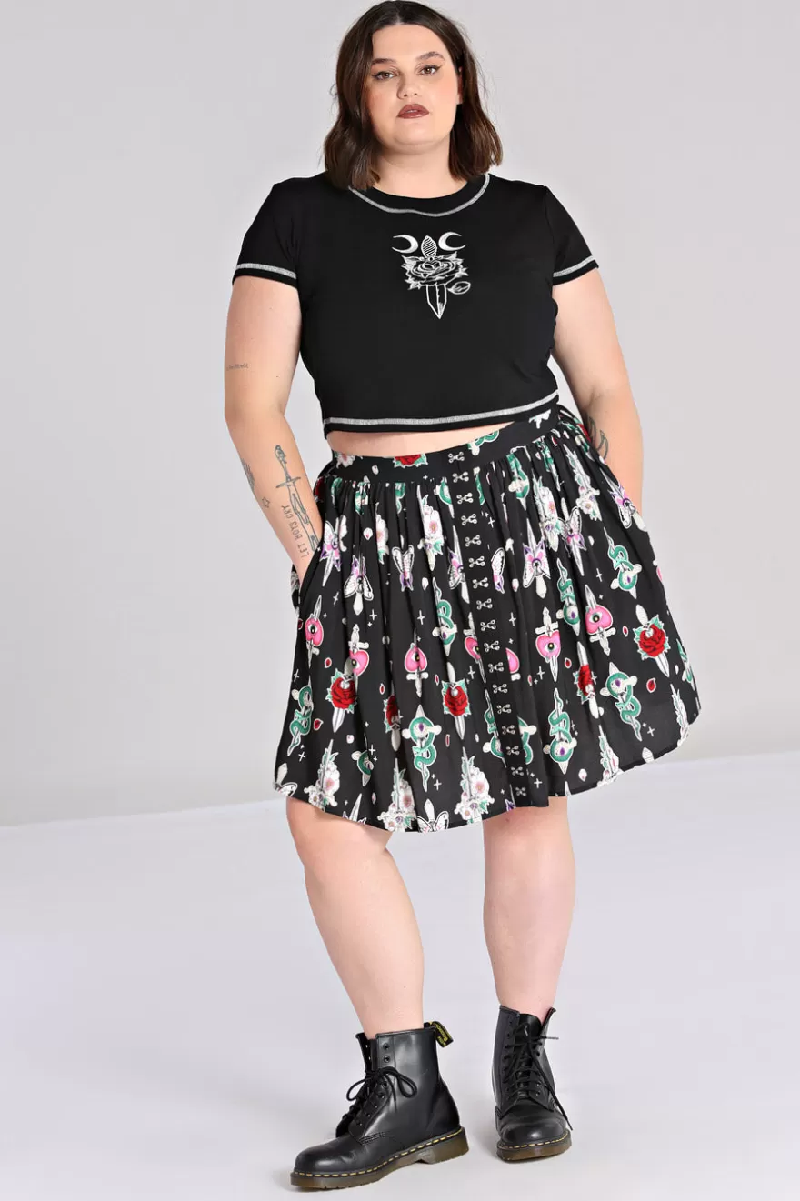 Online Hell Bunny Popsoda Black