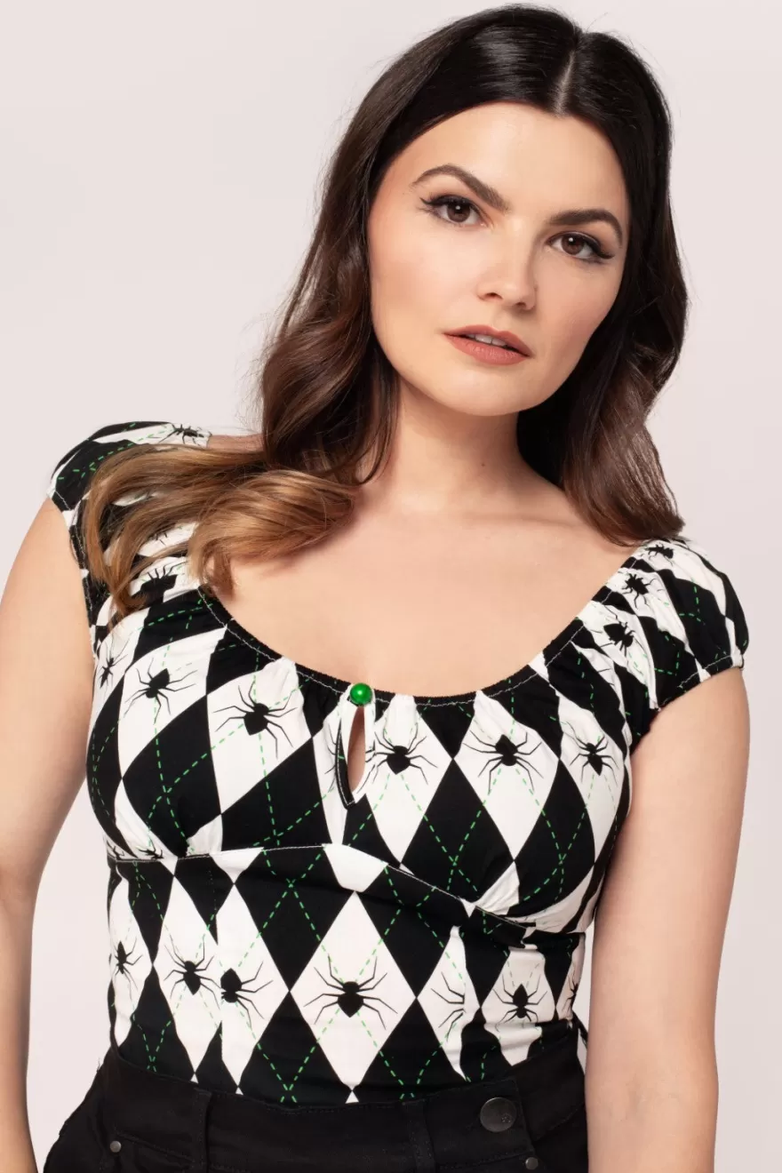 Best Sale Hell Bunny Popsoda Black/White