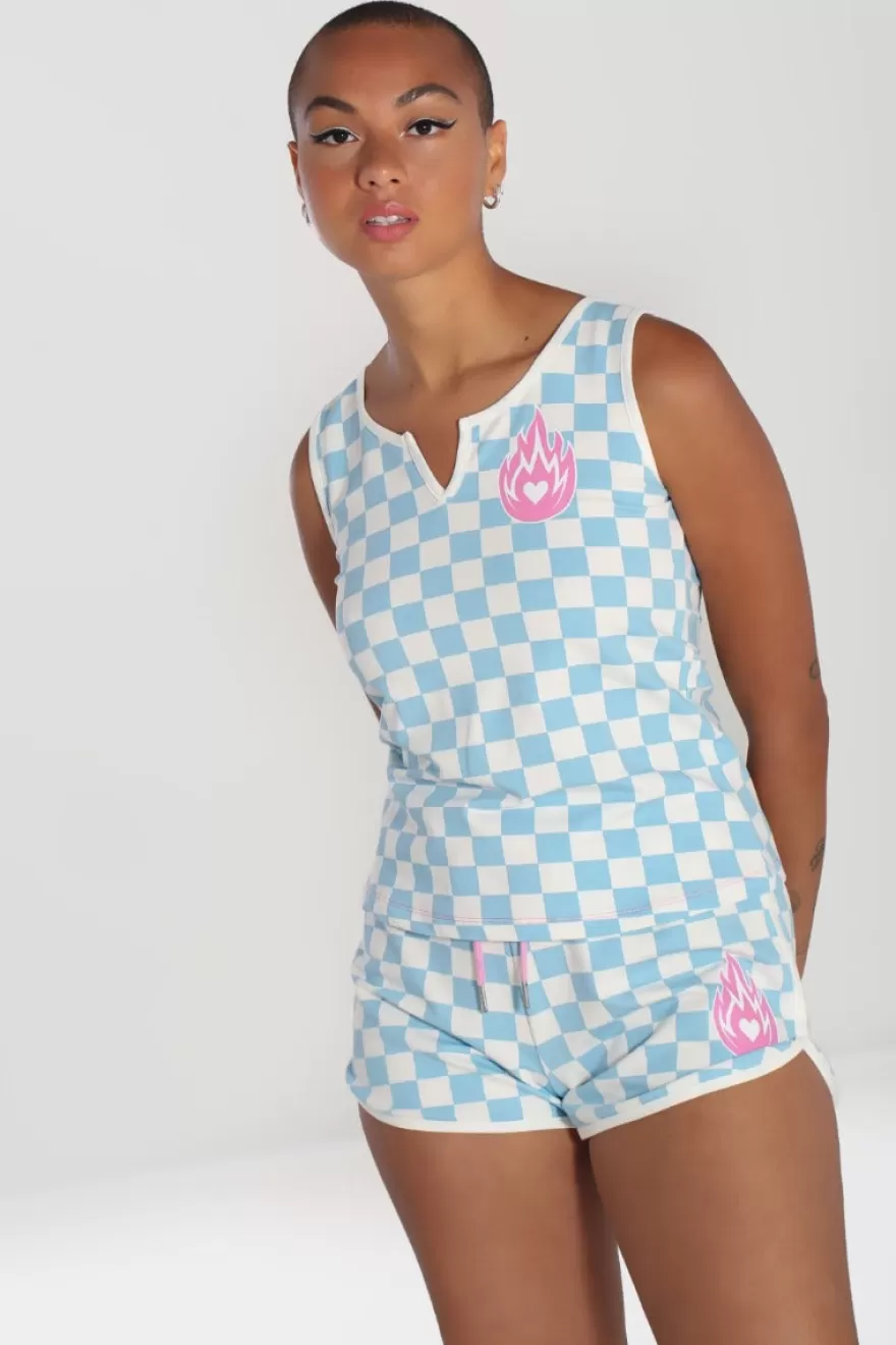 Best Sale Hell Bunny Popsoda Blue