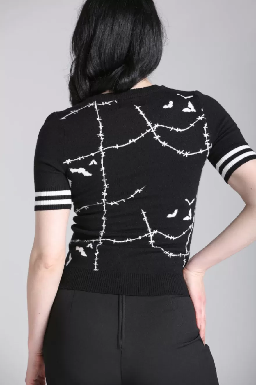 Outlet Hell Bunny Popsoda Black / White