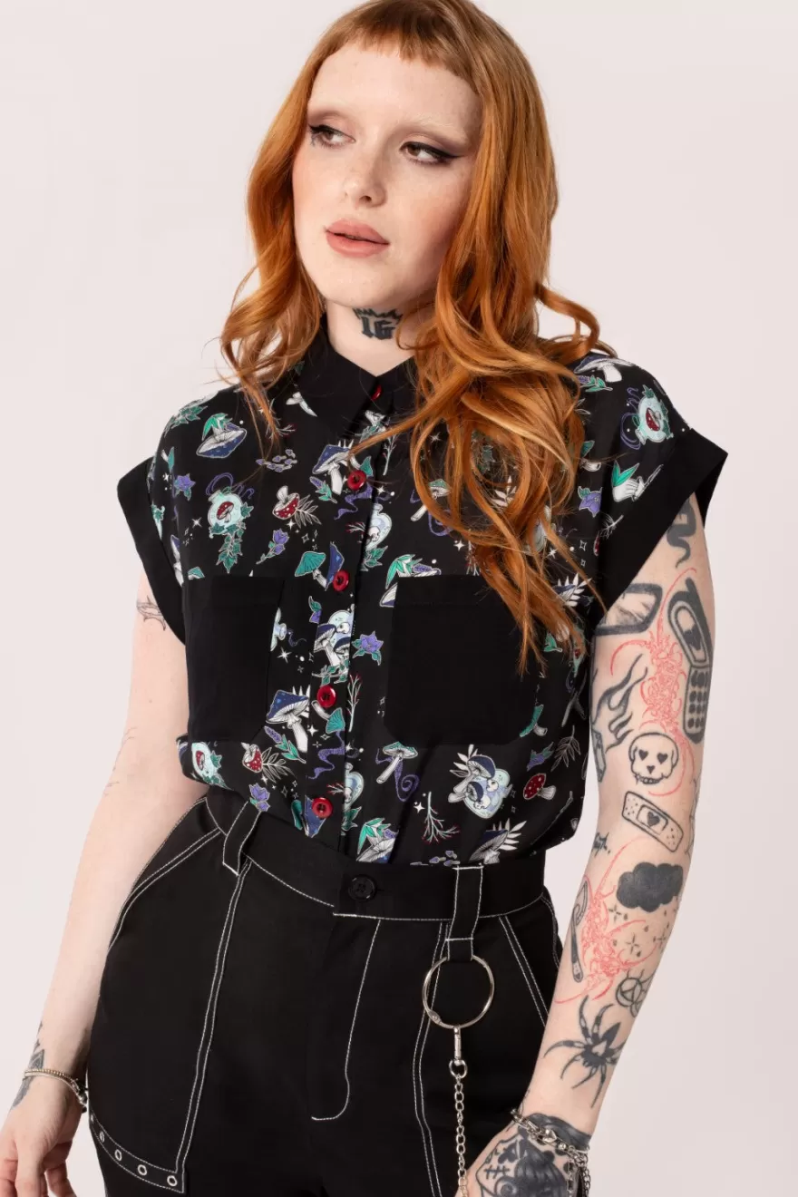 Shop Hell Bunny Popsoda Black