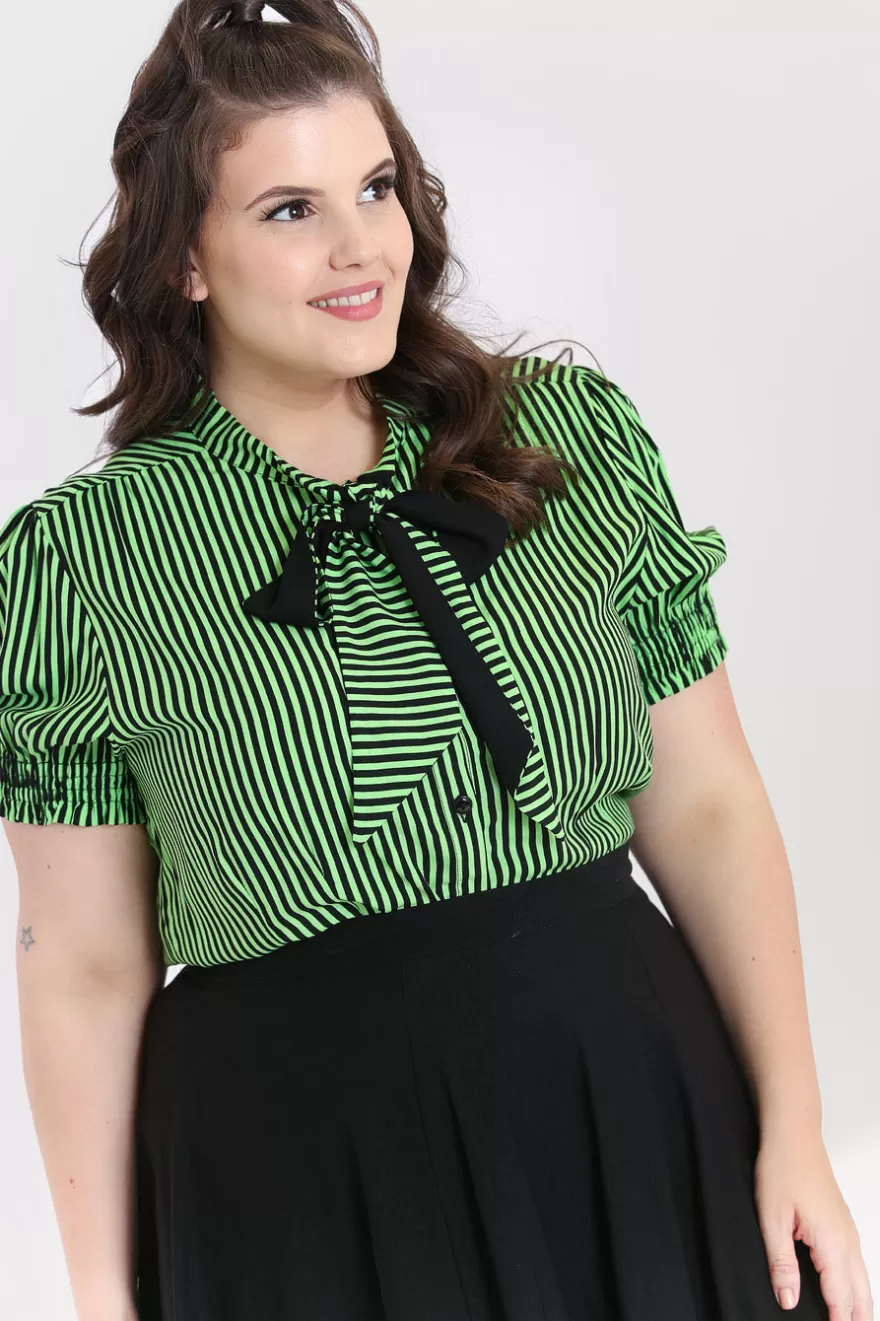 New Hell Bunny Popsoda Black / Green