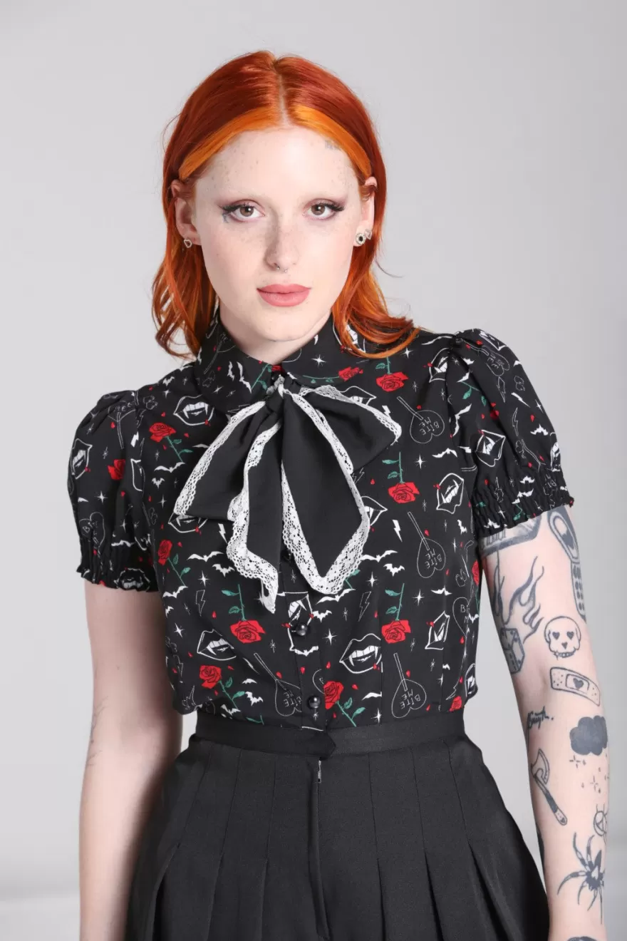 Online Hell Bunny Popsoda Black