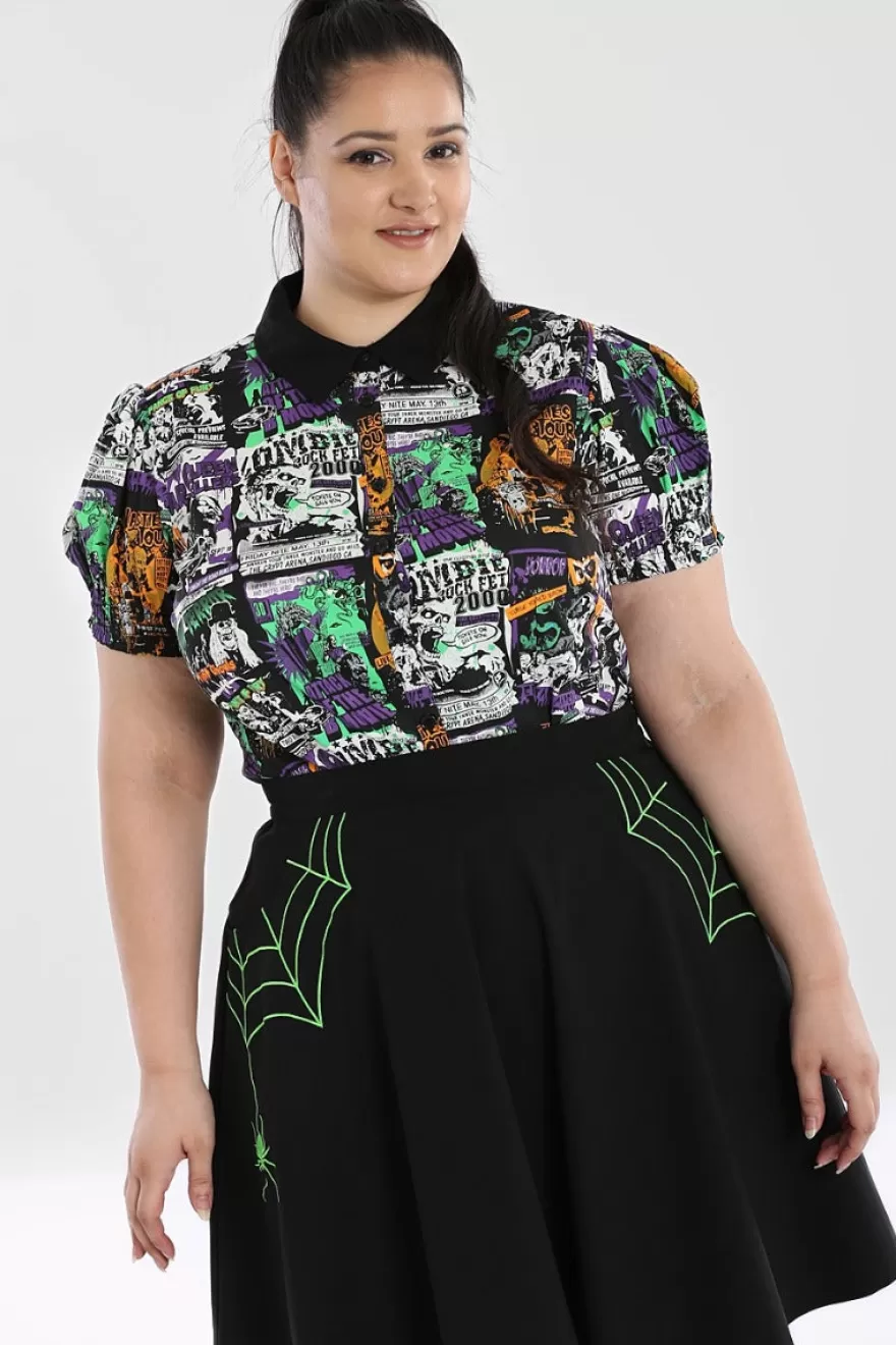 Online Hell Bunny Popsoda Black