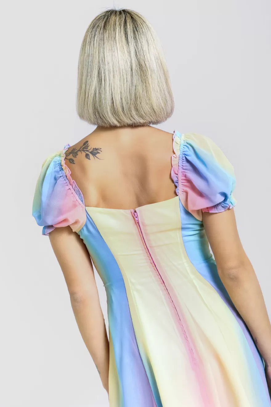 Online Hell Bunny Popsoda Multi Colour