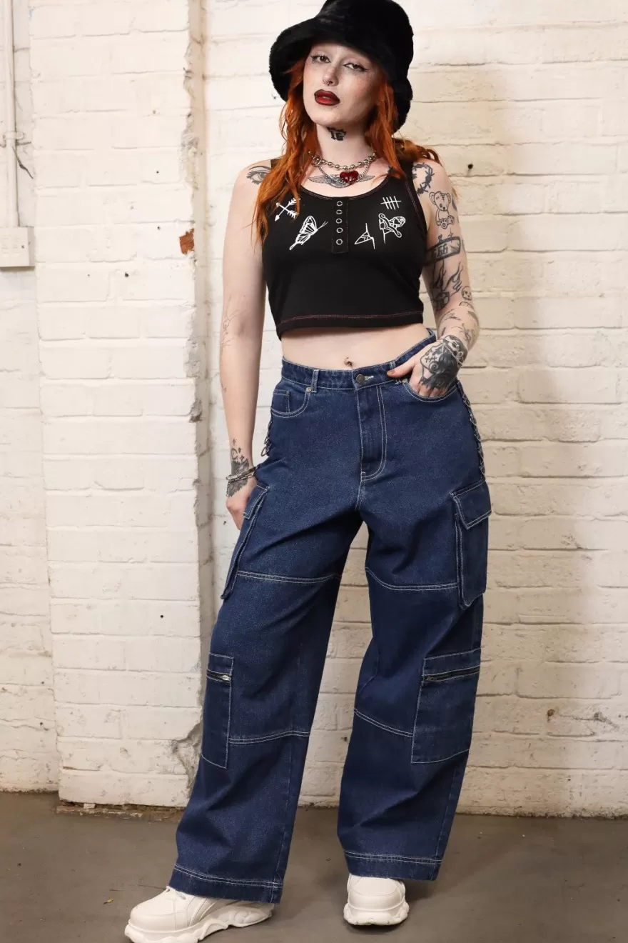 Shop Hell Bunny Popsoda Blue